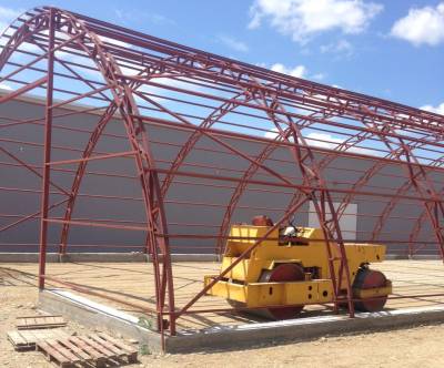 Строительство каркасных ангаров