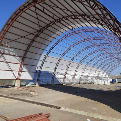 Строительство арочных ангаров